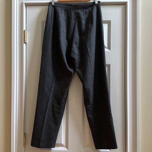 Morgane Le Fay Grey Wool Trousers Medium - Picture 3 of 11